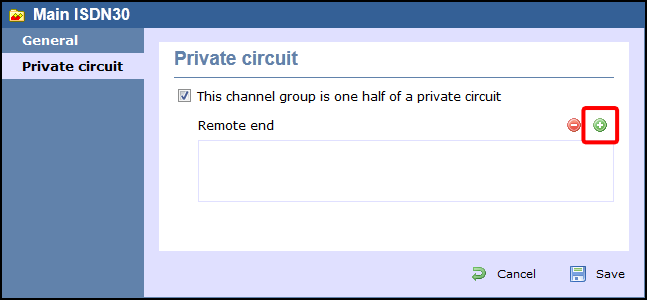 channel group private properties