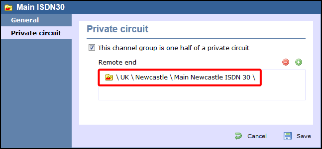 channel group remote end 2