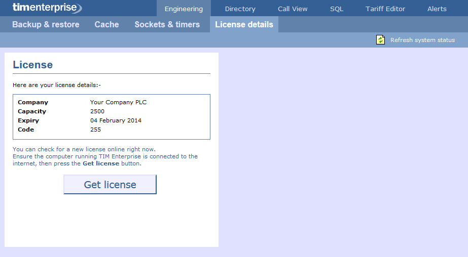 Engineering - license