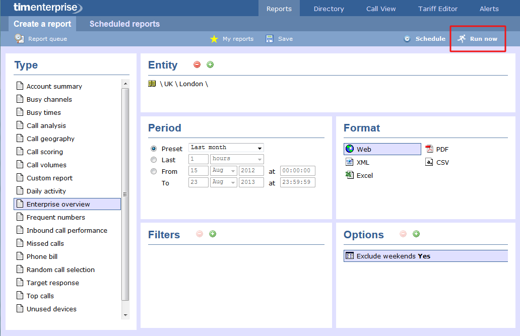 Enterprise Overview - Creating