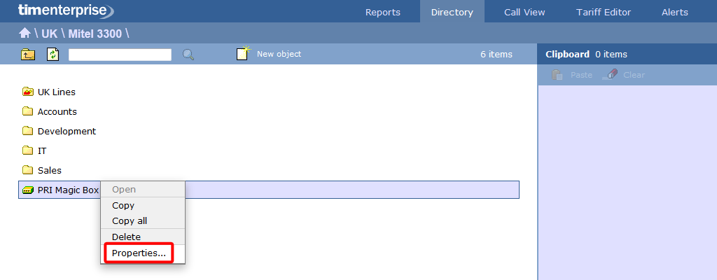 Magic Box properties